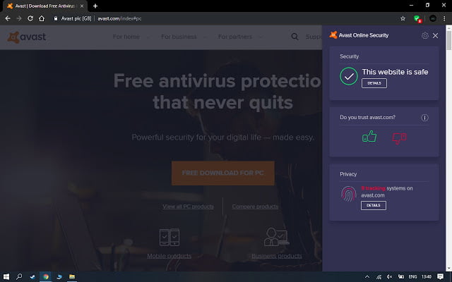 Avast Safe Web